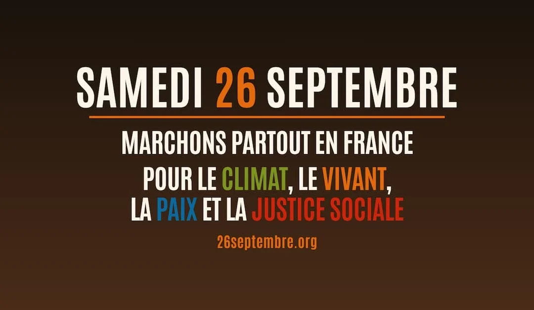 Marche pour le climat du 26 septembre 2026 en France